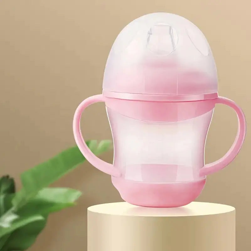 QuackSip™ Anti-Drip Baby Training Cup  Spill-Proof Sipper with Lid for Easy Learning!