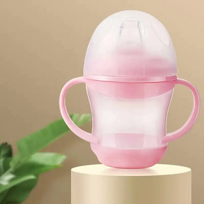 QuackSip™ Anti-Drip Baby Training Cup  Spill-Proof Sipper with Lid for Easy Learning!