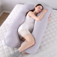 Sleeping Support Pillow For Pregnant Women Body PW12 100% Cotton Rabbit Print U Shape Maternity Pillows Pregnancy Side Sleepers - The Little Big Store