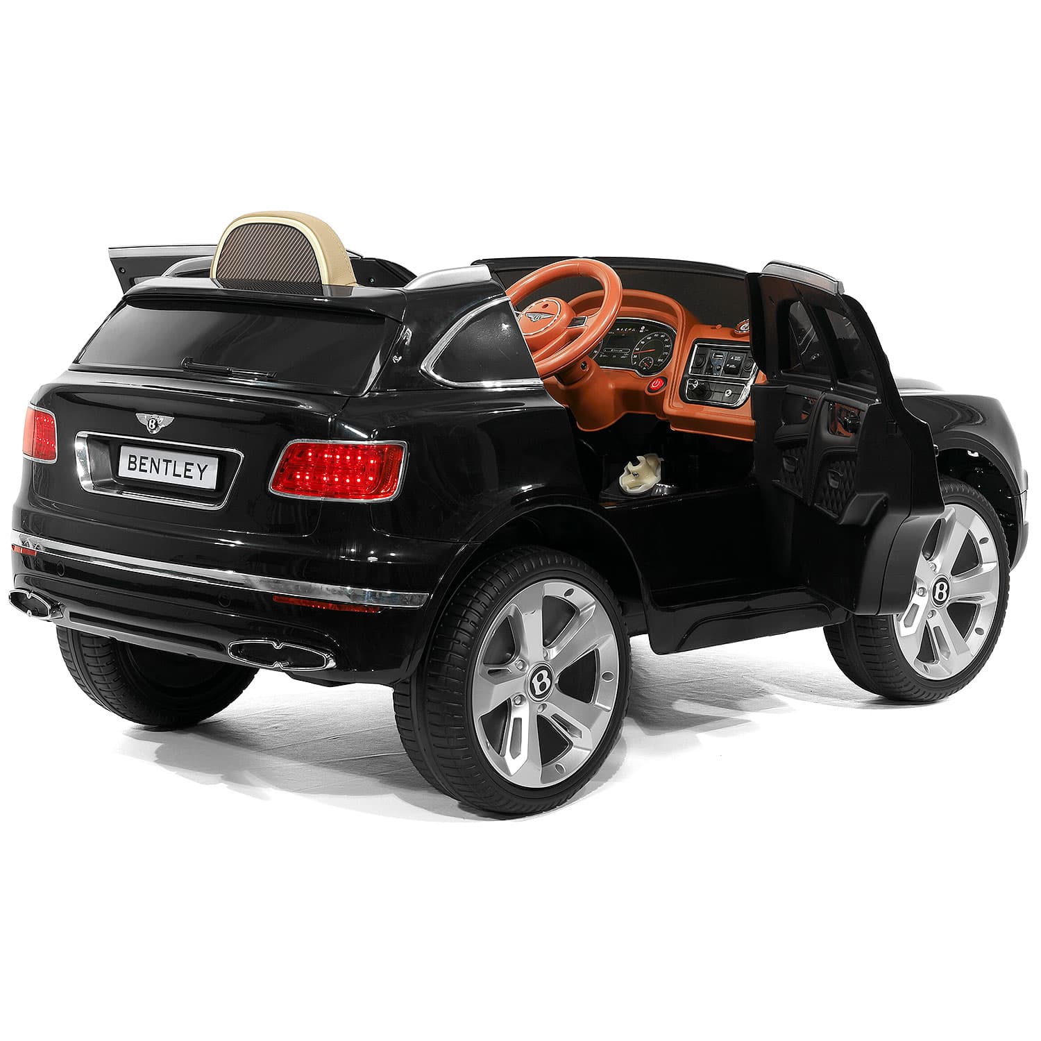 Bentley Bentayga 12V Kids Ride on Car SUV with R/C Parental Remote Control | Black - The Little Big Store