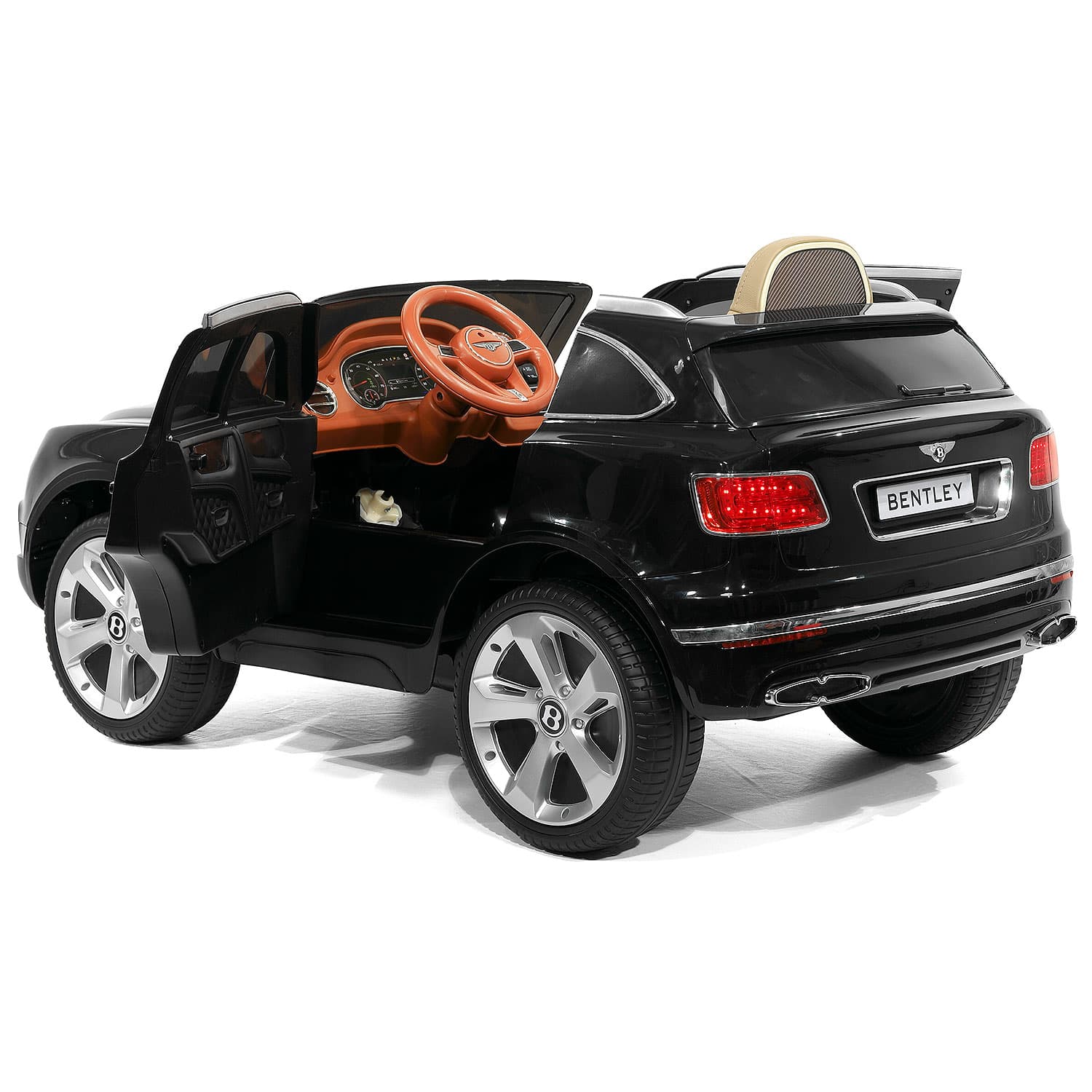 Bentley Bentayga 12V Kids Ride on Car SUV with R/C Parental Remote Control | Black - The Little Big Store