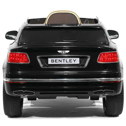 Bentley Bentayga 12V Kids Ride on Car SUV with R/C Parental Remote Control | Black - The Little Big Store
