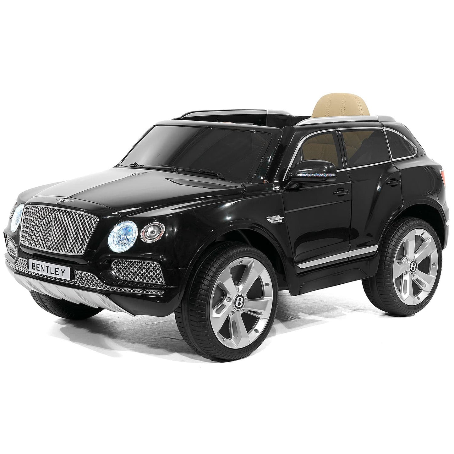Bentley Bentayga 12V Kids Ride on Car SUV with R/C Parental Remote Control | Black - The Little Big Store