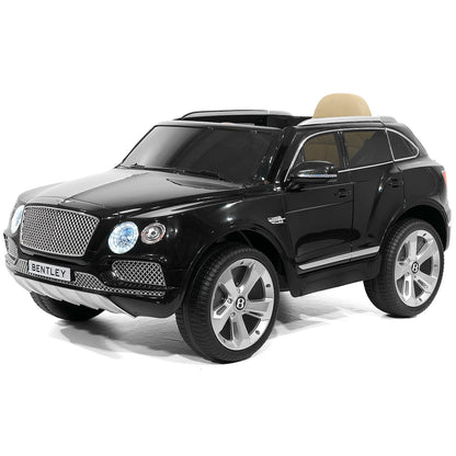 Bentley Bentayga 12V Kids Ride on Car SUV with R/C Parental Remote Control | Black - The Little Big Store