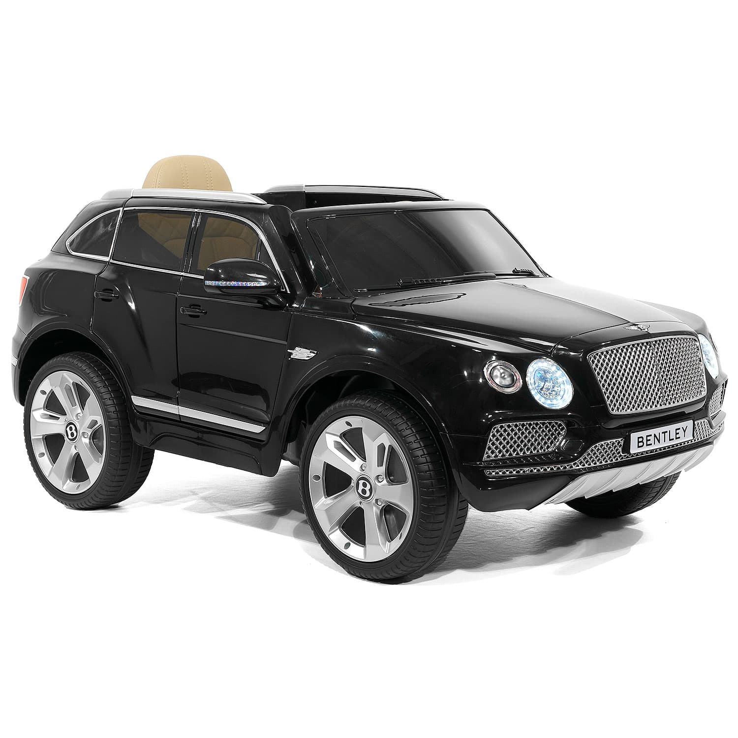 Bentley Bentayga 12V Kids Ride on Car SUV with R/C Parental Remote Control | Black - The Little Big Store