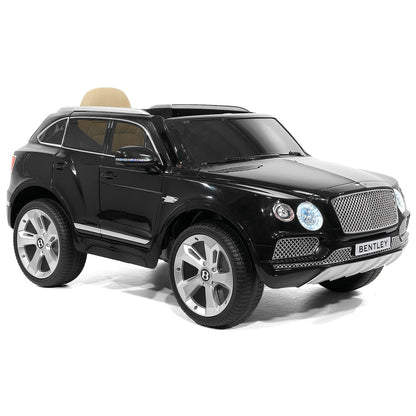 Bentley Bentayga 12V Kids Ride on Car SUV with R/C Parental Remote Control | Black - The Little Big Store