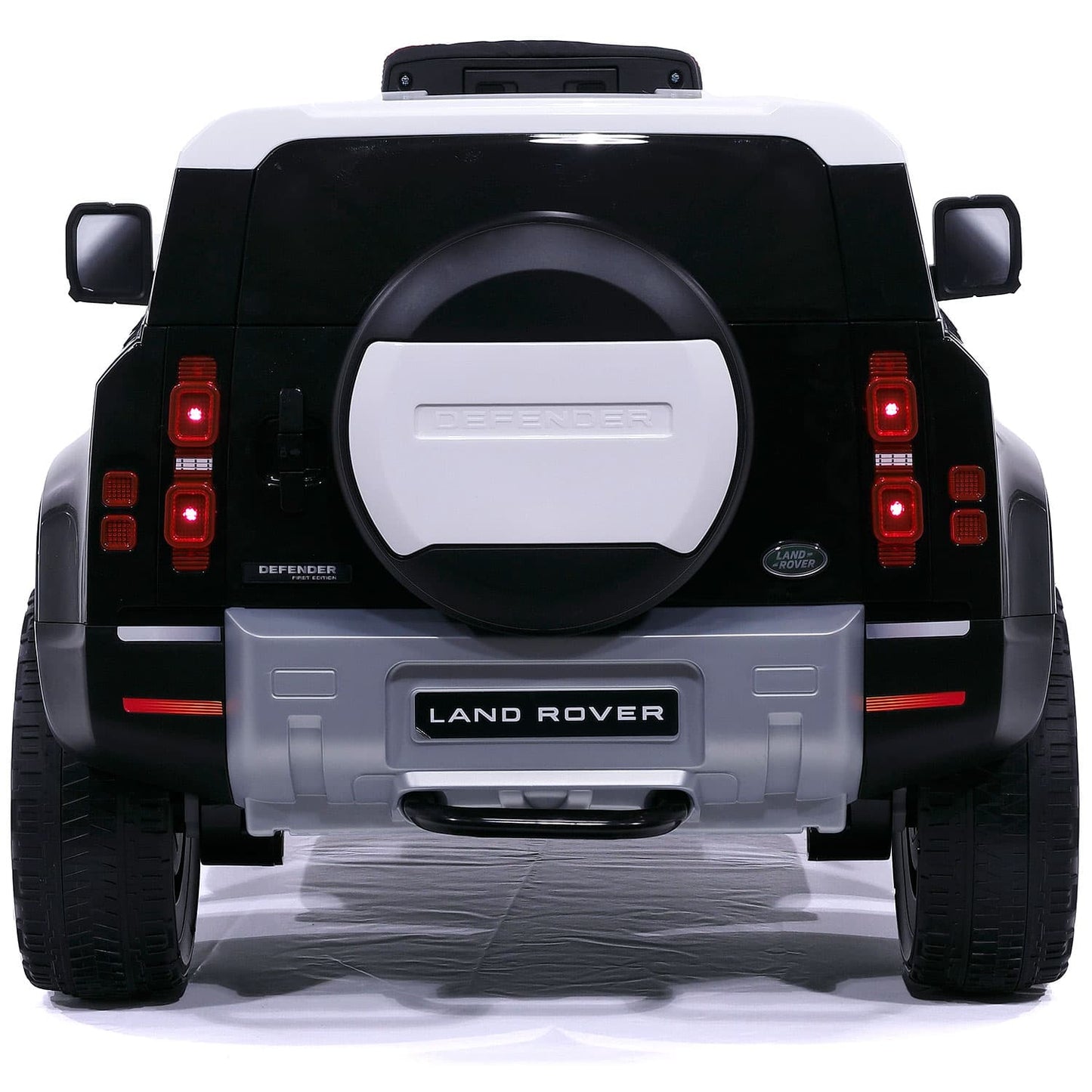 Land Rover Defender 12V Kids Ride-On Car with R/C Parental Remote | Black - The Little Big Store