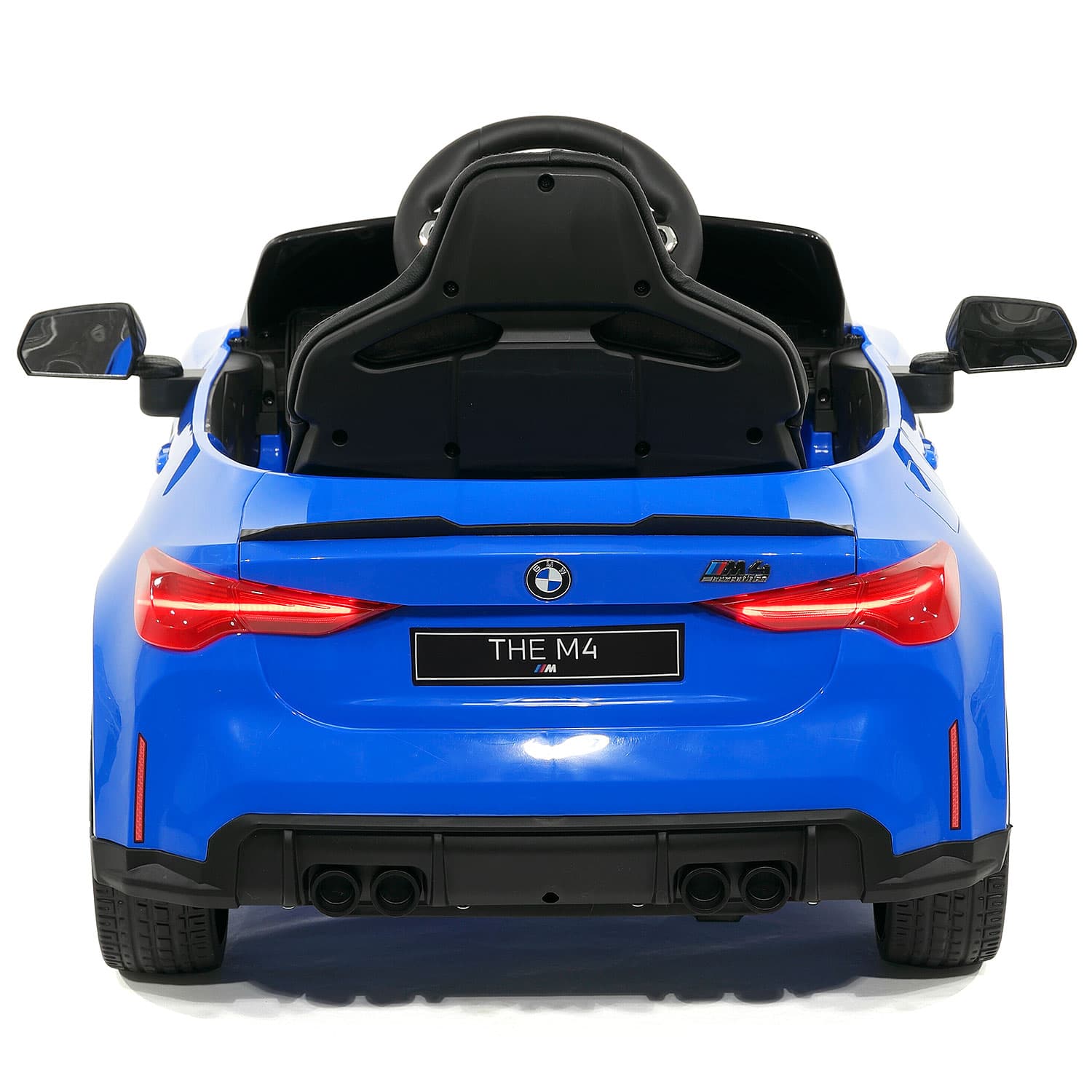 BMW M4 12V Kids Ride-On Car with R/C Parental Remote | Blue - The Little Big Store