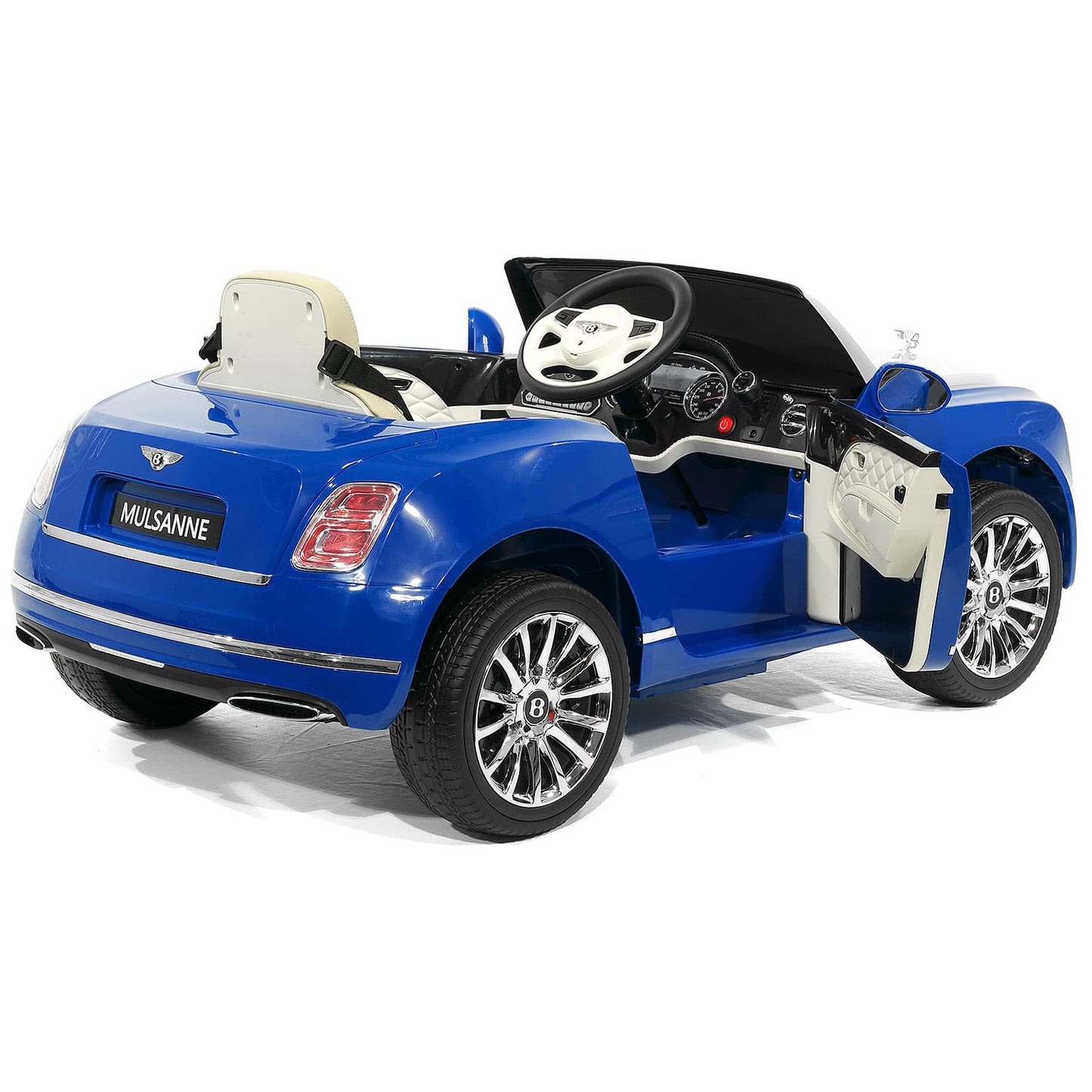 Bentley Mulsanne 12V Kids Ride on Car with Parental Remote Control | Blue - The Little Big Store