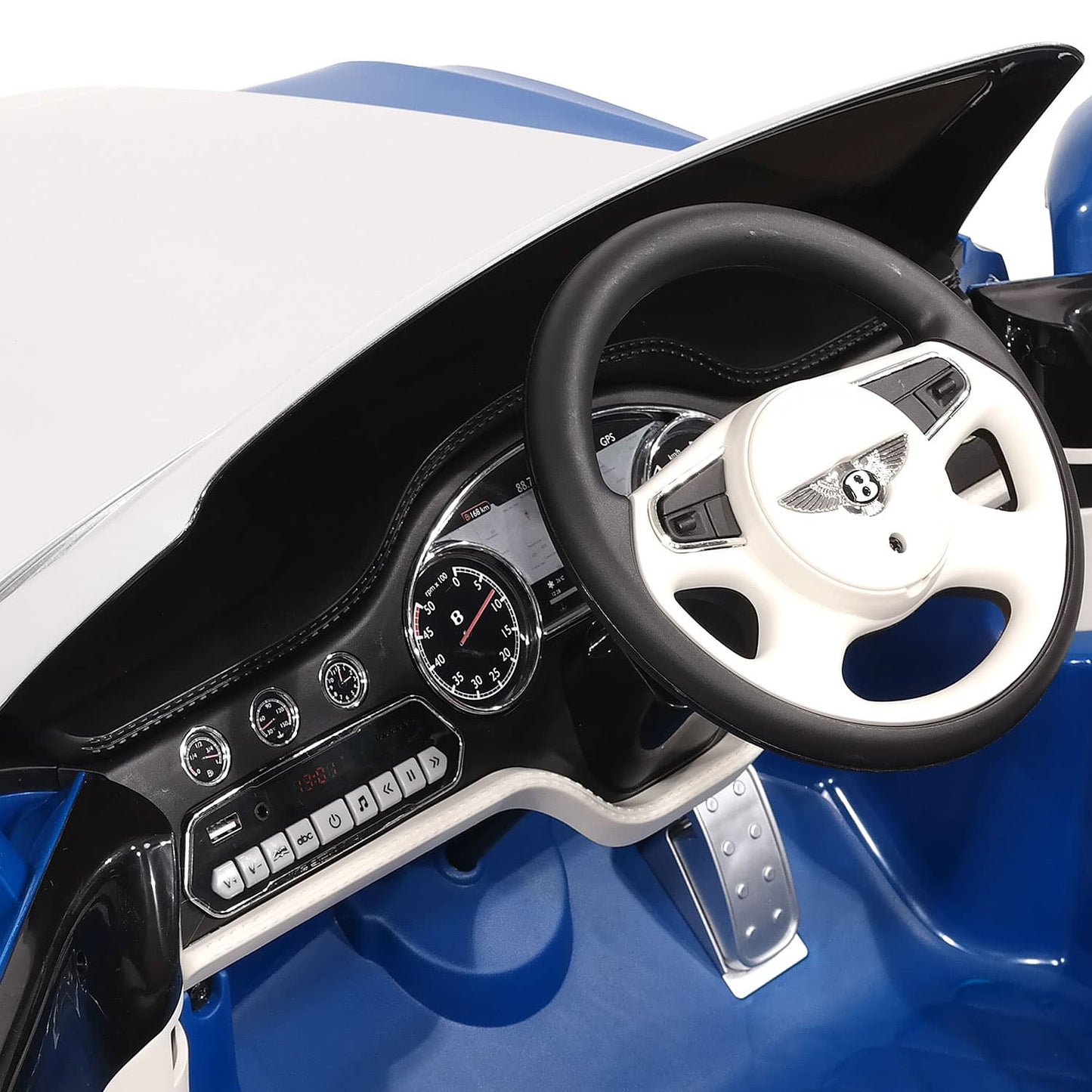 Bentley Mulsanne 12V Kids Ride on Car with Parental Remote Control | Blue - The Little Big Store
