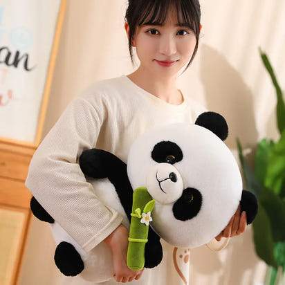 Cute Bamboo Tube Panda Plush Toy - The Little Big Store
