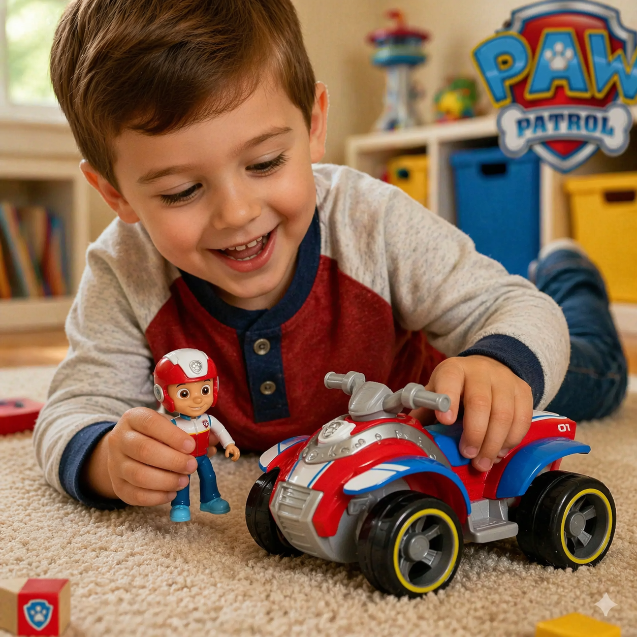 TheLittleBigStore Paw Heroes™ Patrol Vehicle & Character Figure Set – Ryder, Chase, Skye & More