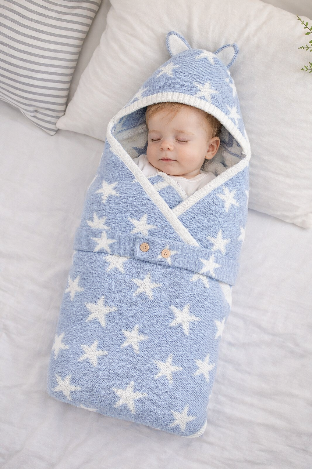 Hooded Baby Wrap Sleeping Bag