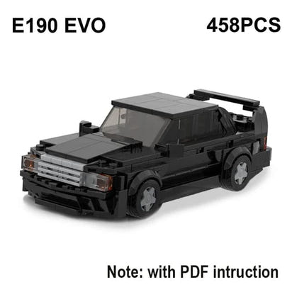 MOC Classics 190E E190 EVO Speed Sports Car Building Blocks Set - The Little Big Store