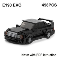 MOC Classics 190E E190 EVO Speed Sports Car Building Blocks Set - The Little Big Store