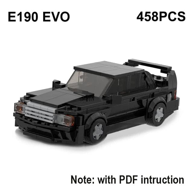 MOC Classics 190E E190 EVO Speed Sports Car Building Blocks Set - The Little Big Store