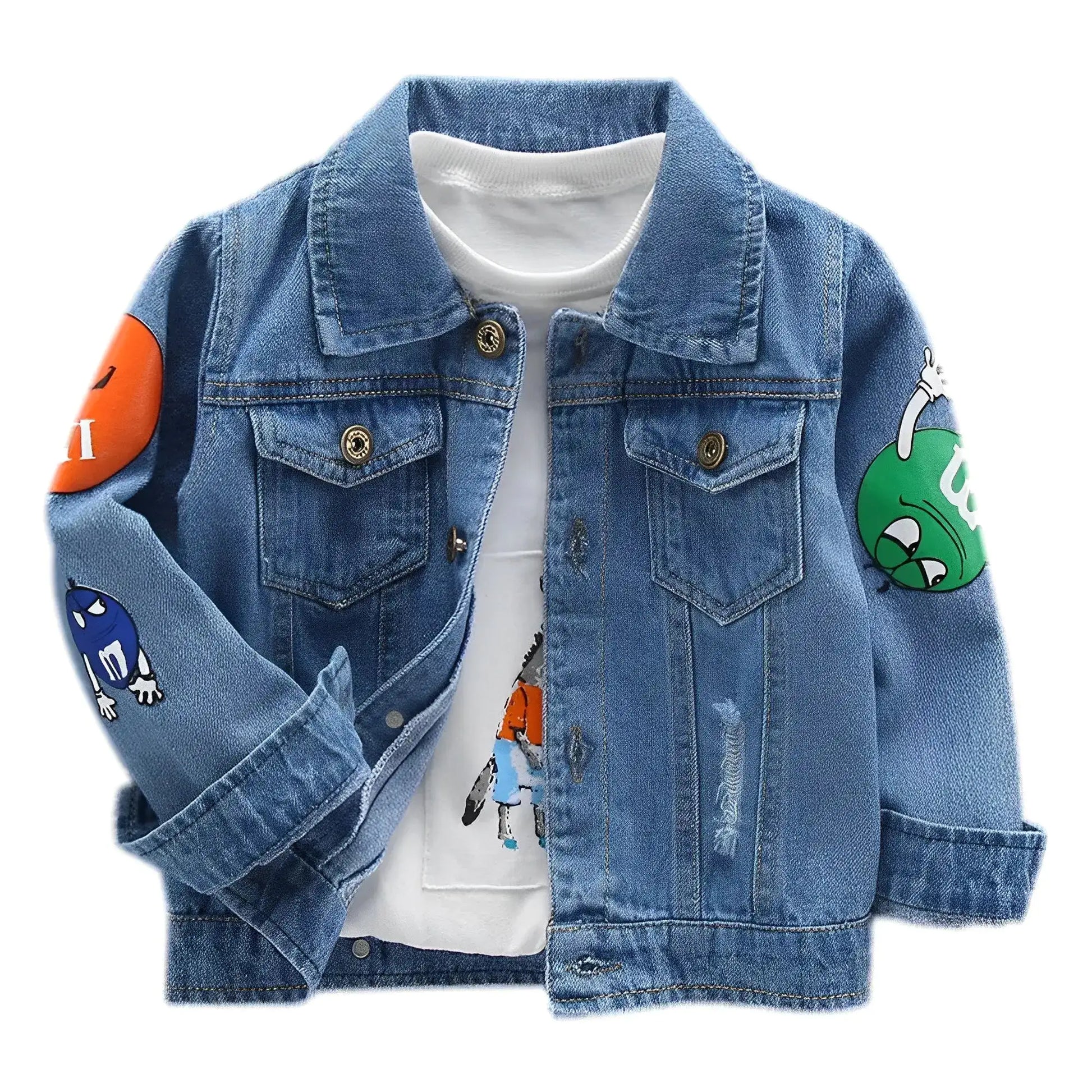 "MM" Jeans Jacket from Kinder Streetwear - The Little Big Store