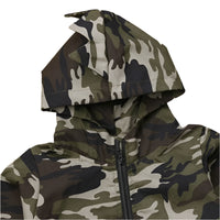 Camouflage Dinosaur Hooded Jacket for Boys - The Little Big Store