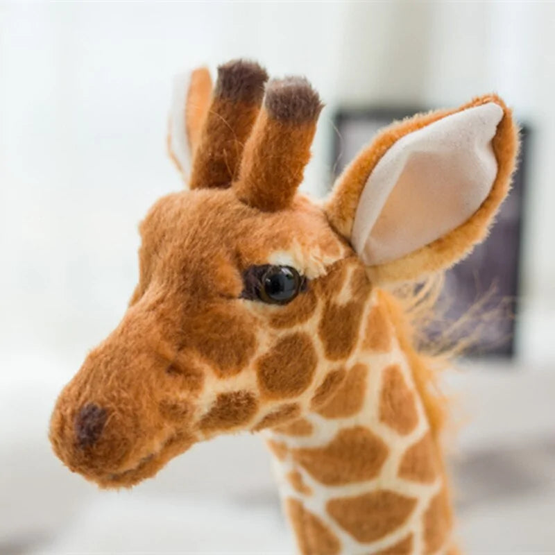 JungleGiant™ 🦒 – Life-Size Giraffe Plush Toy for Kids & Decor