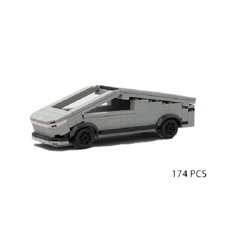 MOC Cyber Tesla Assembly Roadster Building Blocks Set - The Little Big Store