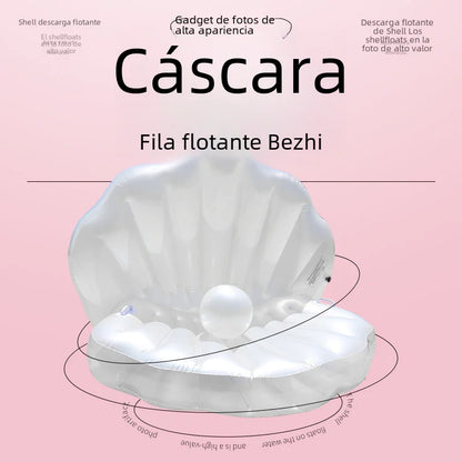 🐚PearlFloat™ Luxe Shell Inflatable – Swim Like a Mermaid!🌊💖