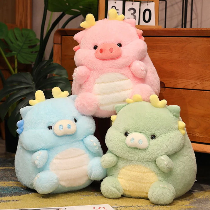 Cute Dragon Pig Plush Toy - The Little Big Store
