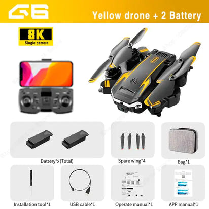 GPS Drone 8k Profesional HD Camera Obstacle Avoidance Aerial Photography Foldable Quadcopter - The Little Big Store