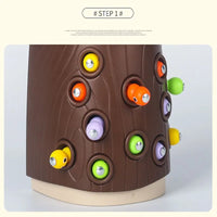 Woodpecker Worm Catching Game: Magnetic Family Fun and Educational Toy Set for Kids - The Little Big Store