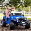 Trail Explorer 12V Kids Ride-On Car Truck with R/C Parental Remote | Blue - The Little Big Store