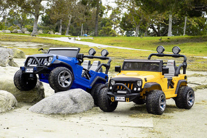 Trail Explorer 24V Kids Ride-On Car Truck with R/C Parental Remote | Yellow - The Little Big Store