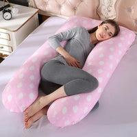 Sleeping Support Pillow For Pregnant Women Body PW12 100% Cotton Rabbit Print U Shape Maternity Pillows Pregnancy Side Sleepers - The Little Big Store