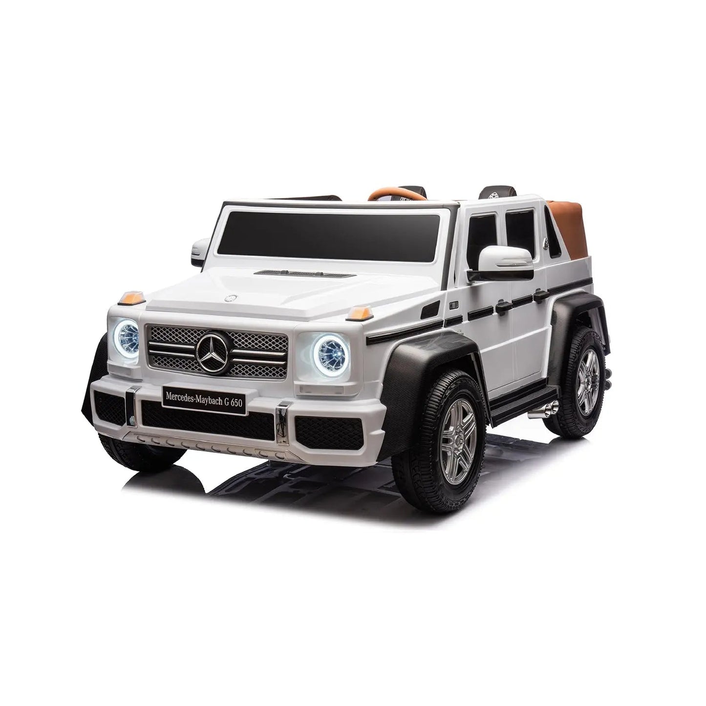 ✨ Licensed 24V Mercedes-Maybach G650 Kids Ride-On Car – Luxury 2-Seater with Brushless Motor, Remote Control & LED Lights | Ages 3–8 👑⚡