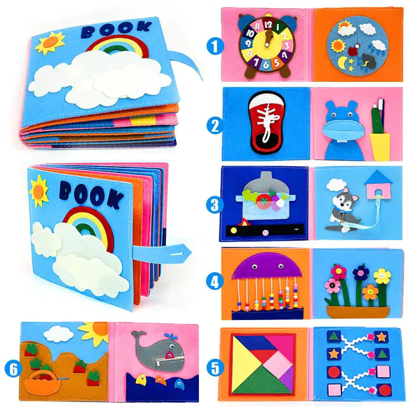 Montessori Story Sensory Book - The Little Big Store