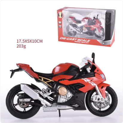 Alloy Sports Motorcycle Toy – Kids' Simulation Model - The Little Big Store