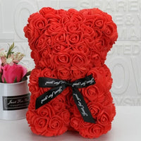 Christmas Gift Rose Plush Toy Bear - The Little Big Store