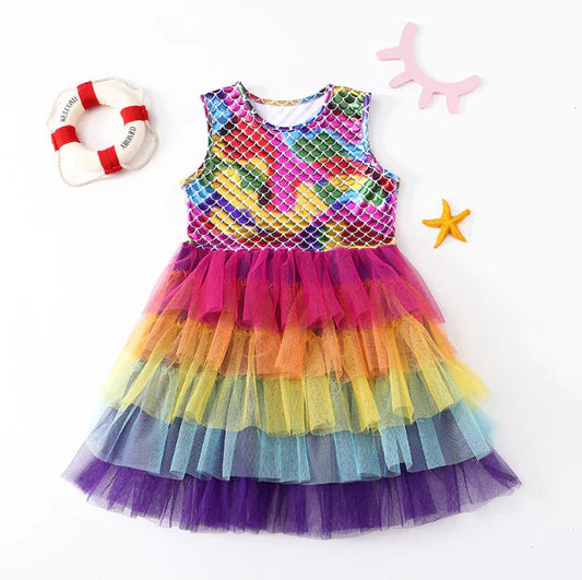 🌟 Diana Dreams™ Tulle Party Dress for Kids 🎉