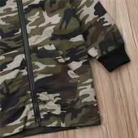 Camouflage Dinosaur Hooded Jacket for Boys - The Little Big Store