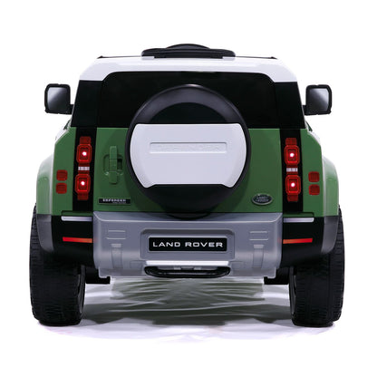 Land Rover Defender 12V Kids Ride-On Car with R/C Parental Remote | Green - The Little Big Store
