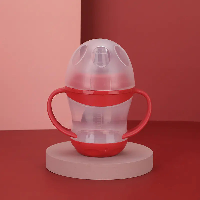 QuackSip™ Anti-Drip Baby Training Cup  Spill-Proof Sipper with Lid for Easy Learning!