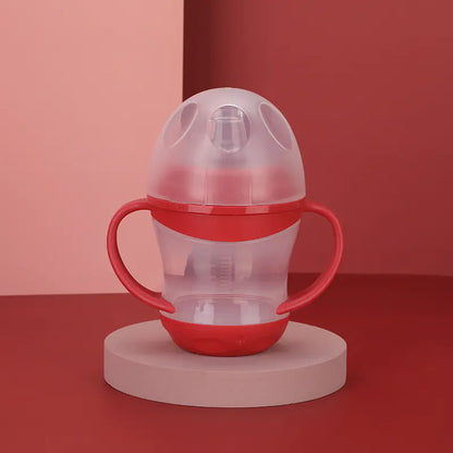 QuackSip™ Anti-Drip Baby Training Cup  Spill-Proof Sipper with Lid for Easy Learning!