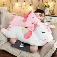 25cmKawaii Giant Unicorn Plush Toy Soft Stuffed Unicorn Soft Dolls Animal Horse Toys For Children Girl Pillow Birthday Gifts - The Little Big Store