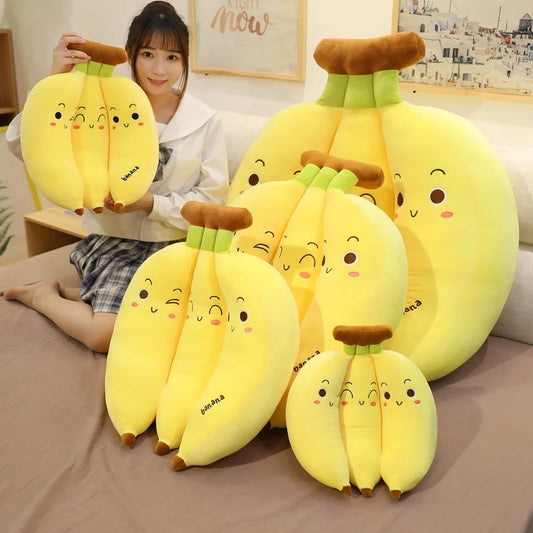 Banana Buddies Plush Collection: Kawaii Cushions for Kids