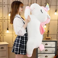 25cmKawaii Giant Unicorn Plush Toy Soft Stuffed Unicorn Soft Dolls Animal Horse Toys For Children Girl Pillow Birthday Gifts - The Little Big Store