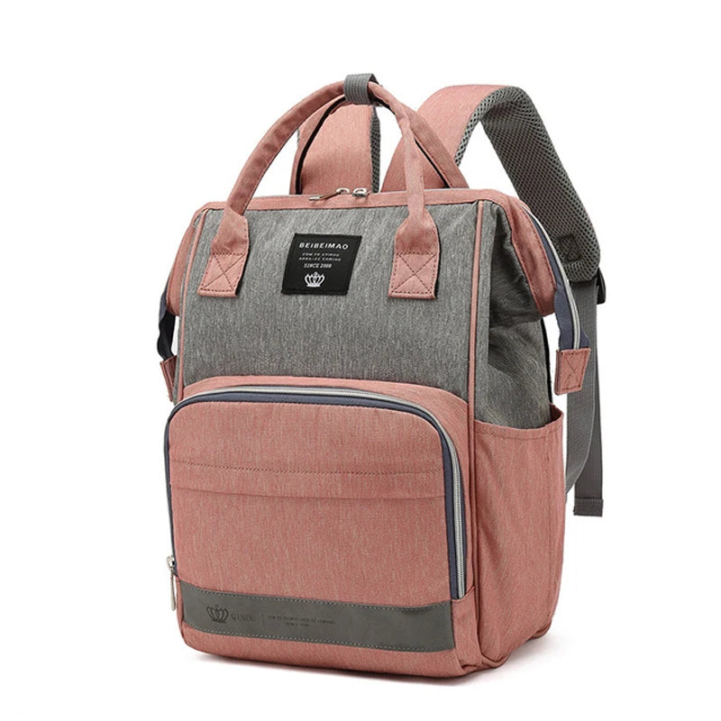Stay Prepared in Style with Our Large Capacity Diaper Bag Backpack!