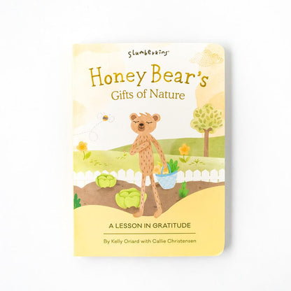 🌼 GratiBear™ – Honey Bear Plush & Gratitude Story Set for Kids