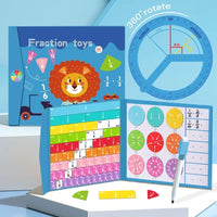 Children Magnetic Fraction Math Toys - The Little Big Store