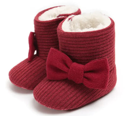 Cozy Sunflower Cotton Baby Boots - The Little Big Store