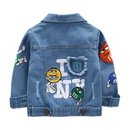 "MM" Jeans Jacket from Kinder Streetwear - The Little Big Store
