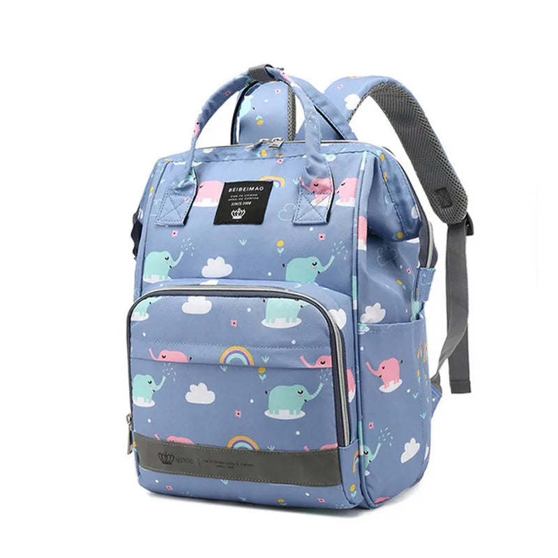 Stay Prepared in Style with Our Large Capacity Diaper Bag Backpack!