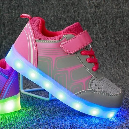 GlowStride™ Kids Luminous Shoes - The Little Big Store